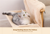 Cat Swing Bed, Plush Hanging, Winter Warmth Enclosure