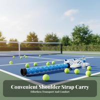 No Bending Down Pickleball Pickup Tube Large Capacity Pickleball Picker Upper Easy to Carry Ball Collection Tube Portable for Seniors, Coaches, Outdoor Courts, Practice Sessions