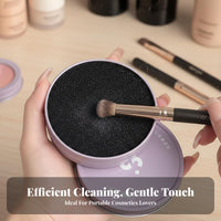 No Water Needed Makeup Brush Cleaning Box Waterless Dry Makeup Brush Cleaner Reusable for Travel, Dressing Table, Bathroom
