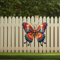 Butterfly Wall Decor Layered Butterfly Wall Art Double-Layer for Patio, Garden