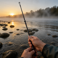 Rayqiang Carbon Fiber Heavy Lure Fishing Rod for Blackfish and Culter
