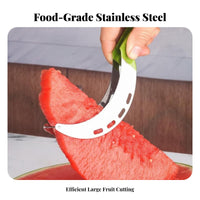 Watermelon Slicing Tool Tool Versatile Stainless Steel Watermelon Easy to Use Stainless Steel Melon Corer for Parties, Picnics, Summer Gatherings