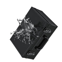 Trading Card Storage Case with Handle Multi-Compartment Graded Card Case Aluminum for Collectors, Trading Cards