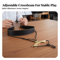 Long-Lasting Metal Hook Clarinet Neck Strap Ergonomic Design Clarinet Support Strap Heavy-Duty for Students, Beginners, Marching Band