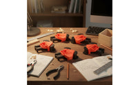 4 Pieces 90-Degree Spring Clamp with Right Angle Compact Picture Frame Clamp Strong Sturdy for Drilling
