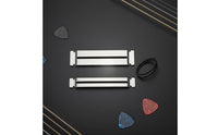 Fretboard Protector 2 Sizes Included Stainless Steel Fingerboard Guards Grooved Design Guitar Fret Protector Set for Guitarists