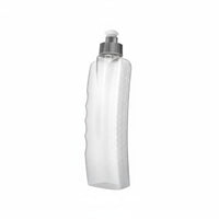 Curved Running Water Bottle Press to Drink Curved Running Bottle Resilient Polypropylene Material Handheld Water Supply for Runners, Athletes