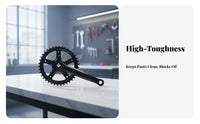 Single Speed Crankset Pant Leg Protection Chainring Guard Single Chainring Crankset Wear Resistant Bike Crank Limb Set