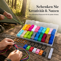 20-Color 7-Core Paracord for DIY Bracelets and Outdoor Tent Guy Lines
