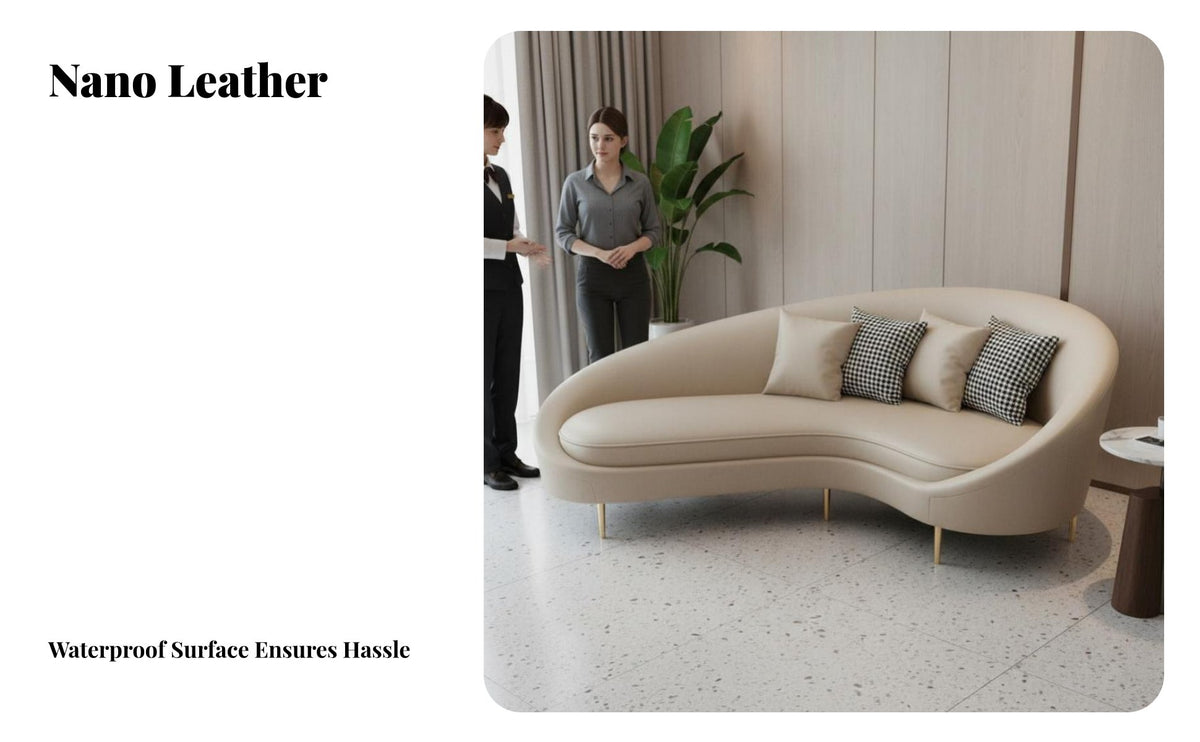Moon-Shaped Sectional Light Luxury and design business Furnishing Creative Shape Lounge Seating for Hoteliers, partners, Reception Area, Lounging, relaxing
