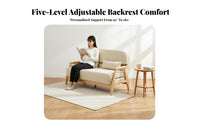 Space-Saving Design Fold-expandable Armchair Bed 2-in-1 Function transformable Seating Easy to Convert Sleeper Sofa Japanese Aesthetic for Students, Apartment Dwellers, Homeowners, Small Living Spaces, Study Room, Bedroom