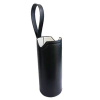 Long-Lasting Leather Cup Sleeve with Strap Portable Tumbler Sleeve with Hand Strap Lightweight Carrier Secure for Outdoor