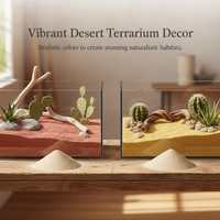 Reptile Desert Calcium Sand Substrate for Lizards and Geckos, Terrarium Decor
