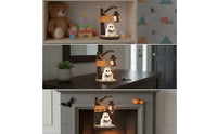 Tabletop Ghost Statue with Lantern Indoor Halloween Ghost Decor Rustic Halloween Decor Whimsical for Collectors