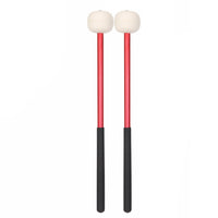Mallets with Felt Heads Low-Register Timpani Mallets Soft Percussion Sticks for Percussionists, Drummers, Performance, Rehearsal