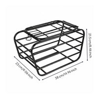 pet Transport Basket Heavy Duty Pet Carrier Easy Installation Rear Mount Cargo Basket for Commuting