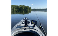 Sturdy 360° Fish Detector Mount Heavy Duty Kayak Navigation Mount Adjustable Angle for Fishing