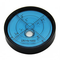 Aluminum Alloy Circular Liquid Level Universal Use Round Bubble Level High Accuracy Measuring Tool Compact Size for Mechanics, Professionals, Machine Setup, Workshop, Calibration