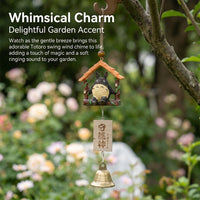 Resin Japanese Wind Chimes, Large Outdoor Decor Wind Chimes for Garden, Crisp Melodious Sound, Hanging Ornament