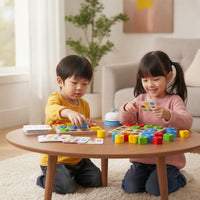 Educational Shape Matching Toy with Bell Tabletop Geometric Matching Game Educational Shape Sorter Preschool for Preschoolers, Kids, Toddlers, Playroom, Classroom, Homeschool