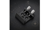 Anodized Finish Locator Scope Base Knurled Thumb Screws Locator Scope Mount Bracket Multiple Mounting Holes Mount Base Threaded Hole