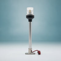 LED Boat Light Wired Boat Light with Metal Base Compact Sleek for Yacht Owners, Navigation, Deck