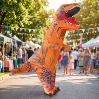 Halloween Inflatable Dinosaur Costume Oversized Dinosaur Suit Comfortable for Stage Performances