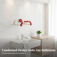 Extendable Basin Holder Drill Installation Wall-Mounted Utility Holder Space-Saving Washroom Organizer for Renters, Adults, Washroom, Laundry Room