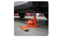 Low Profile Bottle Jack Industrial Grade Short Hydraulic Jack Adjustable Screw Top Lifting Equipment for Mechanics, Truck Owners, Auto Repair Shop
