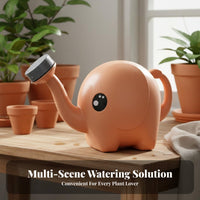 Elephant Watering Can Creative Design Cartoon Animal Watering Pot Long Spout Kids Sprinkler Pot for Young Children, Indoor Plants, Beach, Washroom