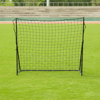 Black Replacement Net with Elastic Buckles Wear-Resistant Soccer Rebounder Net with Elastic Ropes Heavy-Duty Multipurpose for Coaches, Backyard