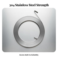 Stainless Steel Banding Strap Resistant Cable Bundling Metal Strap Stainless Steel Strapping Band for Electricians, Technicians, Outdoor Use