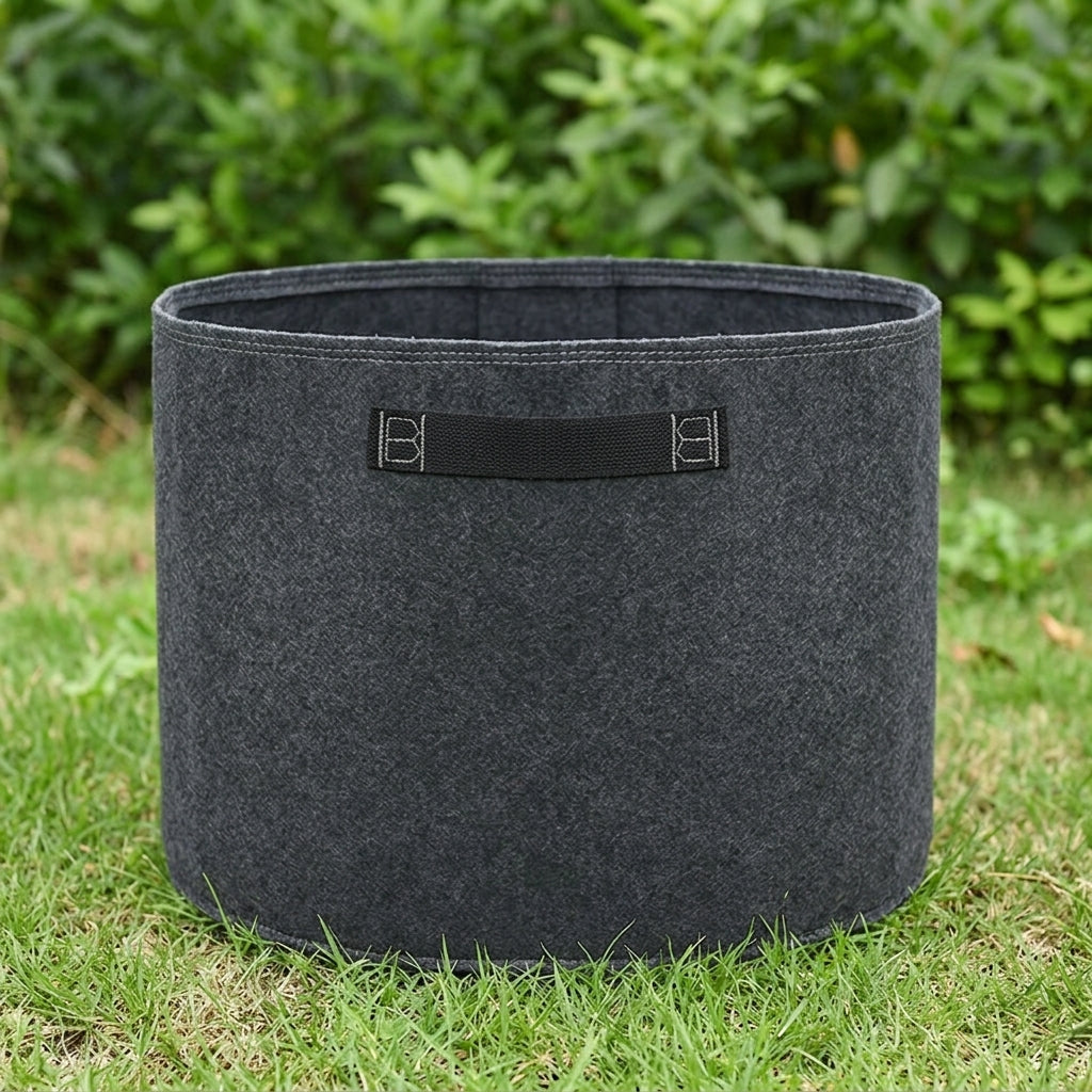 Biodegradable Grow Bags, Thickened Non-Woven Potato Grow Bags for Vegetables, Additional Large Grey Plant Grow Bags for Fruit Trees