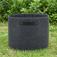 Biodegradable Grow Bags, Thickened Non-Woven Potato Grow Bags for Vegetables, Additional Large Grey Plant Grow Bags for Fruit Trees
