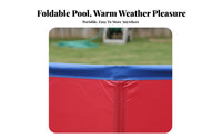Foldable Dog Pool Versatile Foldable Pet Bathtub Multipurpose Portable Pet Bathtub for Dogs, Pets, Outdoor, Indoor, Backyard
