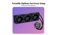 Efficient Heat Dissipation Hexagonal Processor Water Cooler High Performance AIO Processor Liquid Cooler Pure Copper Base for Overclockers