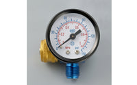 Inline Spray Regulator with Gauge Analog Air Regulator with Gauge Compact Knurled for Painters, Workshops