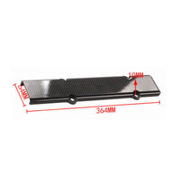 Carbon-Fiber-Style Engine Wiring Harness Cover Slimline Wire Harness Protector Lightweight Shielding Cable Sleeve Long-Lasting for Car Enthusiasts