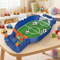 Two-Player Tabletop Soccer Game Compact Mini Table Football Game Interactive Toy Portable for Children, Families, Playroom, Desk