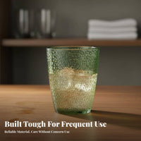 Shatterproof Tumbler Heat Resistant Acrylic Beverage Cup Sturdy Shatterproof Drinking Cup for Restaurant Owners, Seniors, Taverns, Kitchen, Home