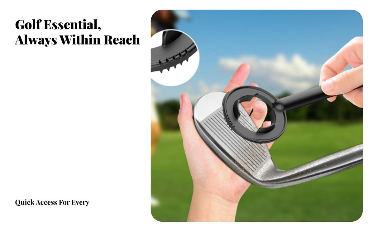 2 Pieces Convenient Golf Ball Cleaner | Golf Ball Cleaner with Long Handle, Tool Disassembly Design, for putting green