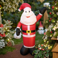 Christmas Inflatable Santa Secure Inflatable Santa Character Yard Decoration Stable Oversized for Lawn, Garden