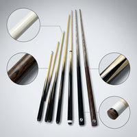 Hongjie Kids Pool Cue Stick White Wood 90cm Small Tip 1.2m Weighted American Adult Short Cue Baby Snooker Public Cue
