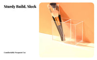 Multi-Compartment Tray Compartmentalized Design Narrow Cosmetic Tray for Vanity