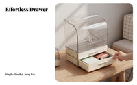 Cosmetic Display Case with Drawers Large Capacity Vanity Storage Box for vanity table