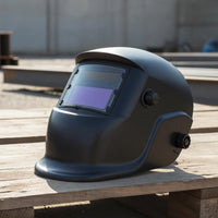 Solar Fusing Helmet Lightweight Auto-Darkening Fusing Helmet Eye Protection Shielded Equipment for Metal Workers