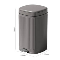 Foot Pedal Trash Can Rust Resistant Step on Trash Can Spacehome Waste Container Waste Container