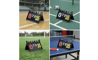 Portable Scoreboard with Easel Stand Tabletop for Referees, Coaches