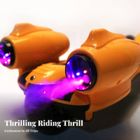 Built-in Music 3-Wheel Mist-Spraying Scooter LED Light-up Wheels 3-Wheel Scooter Foldable Design children's Vehicle Anti-Slip Deck for Toddlers, Beginners, Outdoor Play, Outdoors, Playground, Sidewalk