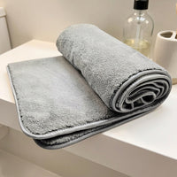 1000 GSM Car Microfibre Cloth, Single Sided Car Towel for Detailing, Very Soft Coral Fleece Drying Towel for Glass and Paint Cleaning